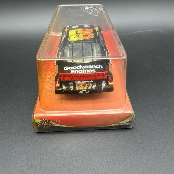 2004 Kevin Harvick #29 "KISS" Nascar Diecast Chevy 1:24 RCR Rare Vintage New - Picture 5 of 6